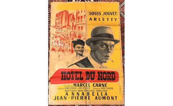 Affiche ancienne "HOTEL DU NORD" (1938)