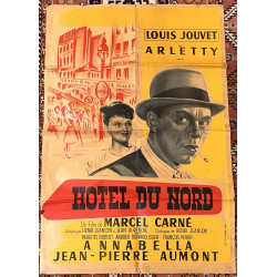 Affiche ancienne "HOTEL DU NORD" (1938)