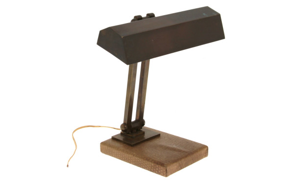 Lampe de bureau années 30/40 en laiton, 