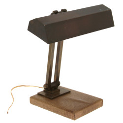 Lampe de bureau années 30/40 en laiton, 