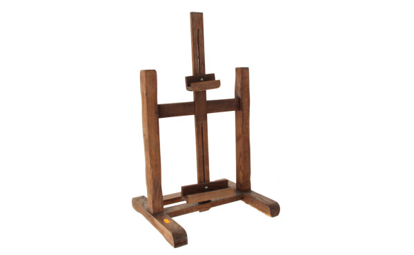 Chevalet à poser en bois. H 62 x L 35,5 
