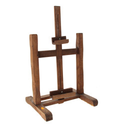Chevalet à poser en bois. H 62 x L 35,5 