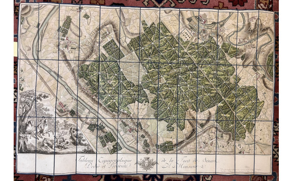 CARTE TOPOGRAPHIQUE ancienne.Charles Pic