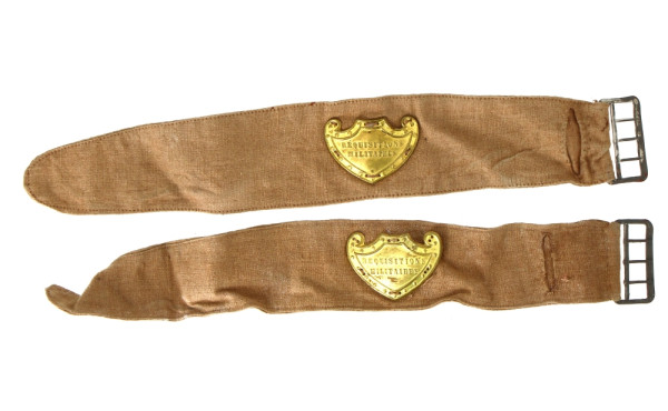 WW1 - Deux brassard de réquisitions mili
