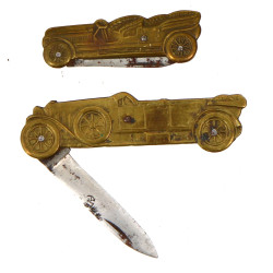 Deux petits couteaux pliants anciens à d