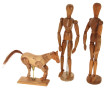 Deux mannequins homme articulé pour le d
