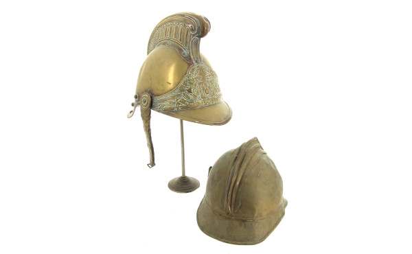 Casque de SAPEUR-POMPIER période 1er Emp