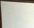 Miroir rectangulaire en bois et laiton -