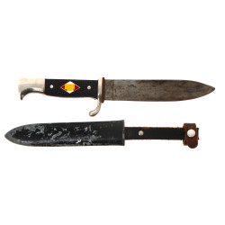 Couteau Hitlerjugend RZM Solingen avec s
