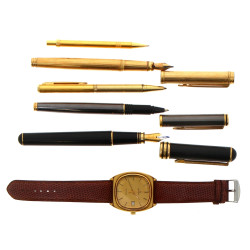 WATERMAN - Stylo encre, plume or 18 cts,