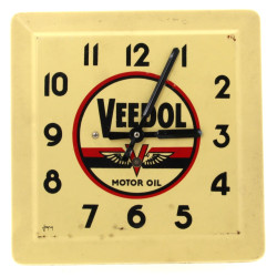 PUBLICITAIRE - Pendule murale vintage en