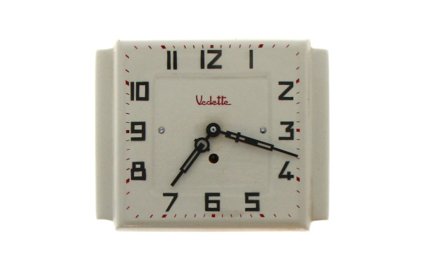 VEDETTE - Pendule murale vintage en faïe