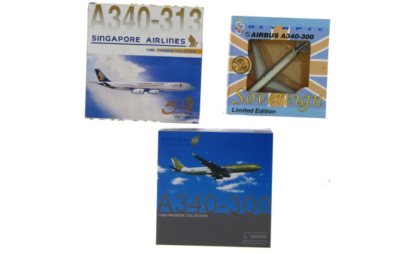 AVIATION - 3 modèles réduits d'avions de