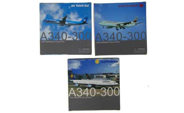 AVIATION - 3 modèles réduits d'avions de