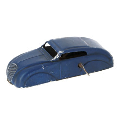 Voiture futuriste vintage en aluminium p