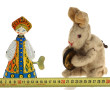 Lot de 2 jouets mécaniques anciens : une