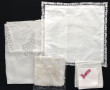 Lot de linge ancien dont 2 draps brodés,