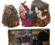 Lot de rubans dont certains pour costume