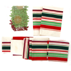 Lot de linge basque : 10 serviettes et 2