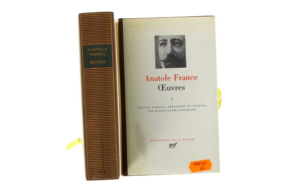 PLEIADE - Anatole FRANCE "Œuvres" 2 vol.