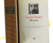 PLEIADE - Anatole FRANCE "Œuvres" 2 vol.