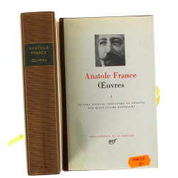 PLEIADE - Anatole FRANCE "Œuvres" 2 vol.