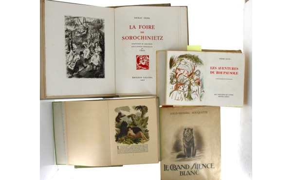 ILLUSTRATEURS - lot de 4 ouvrage illustr