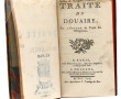 "Traité du Douaire". Paris, Debure : Orl