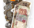 Vrac de monnaies et quelques billets div