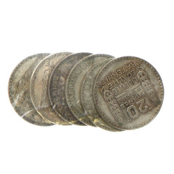 6 p. 20 fr TURIN poids 119,60 grs