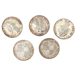 Louis XV - Lot de 5 jetons de présence e