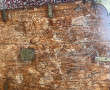 Grand coffre de marine ancien en bois et