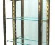 Vitrine ancienne à suspendre en laiton e