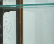 Vitrine ancienne à suspendre en laiton e