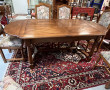 Belle table de salle à manger en chêne, 