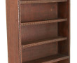 Petite étagère ancienne en bois à frises