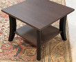 Petite table basse en stratifié, H 38 x 