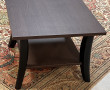Petite table basse en stratifié, H 38 x 