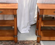 Paire de chevets style Empire, 1 tiroir,