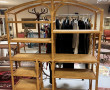 Etagère en rotin. H 184 x L 150 x P 38 c