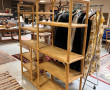 Etagère en rotin. H 184 x L 150 x P 38 c