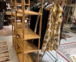 Etagère en rotin. H 184 x L 150 x P 38 c