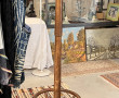 Porte manteaux dit perroquet en bois fon