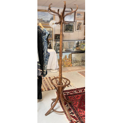 Porte manteaux dit perroquet en bois fon