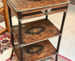 Petite table Napoléon III en placage, bo