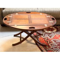 Table basse style marine, plateau amovib