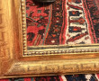 Miroir doré fin XIXe décor de frise à la