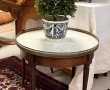 Table basse style bouillotte, plateau ma