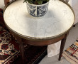 Table basse style bouillotte, plateau ma