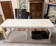 Console style table de drapier en bois l